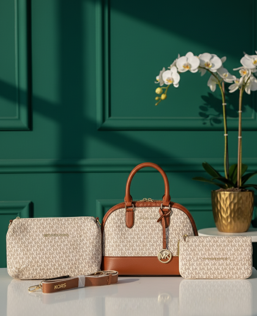 MICHEAL KORS MK ALMA SATCHEL BAG