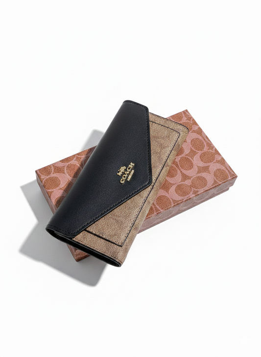 Coach Slim Envelope Wallet in Signature Canvas