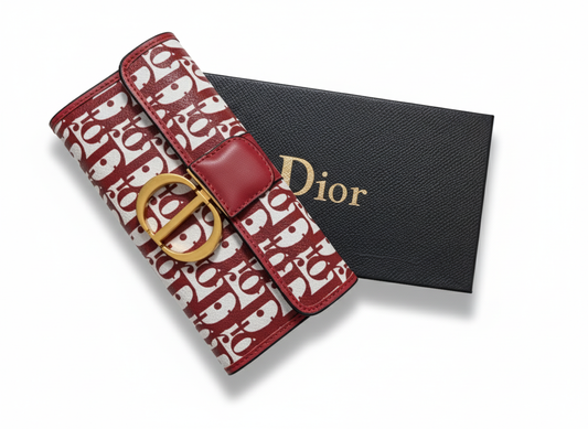 Christian Dior 30 Montaigne Clutch Oblique Canva