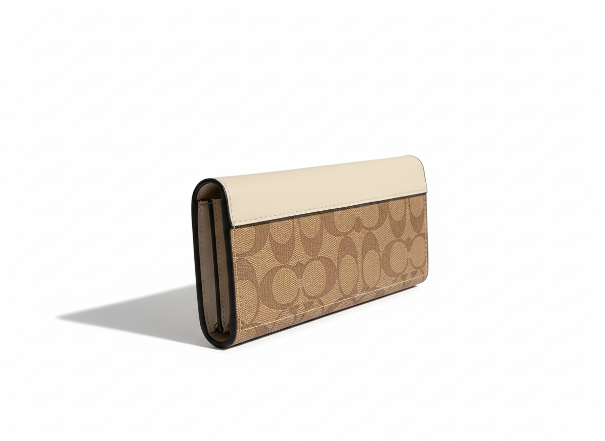 Coach Slim Envelope Wallet in Signature Canvas