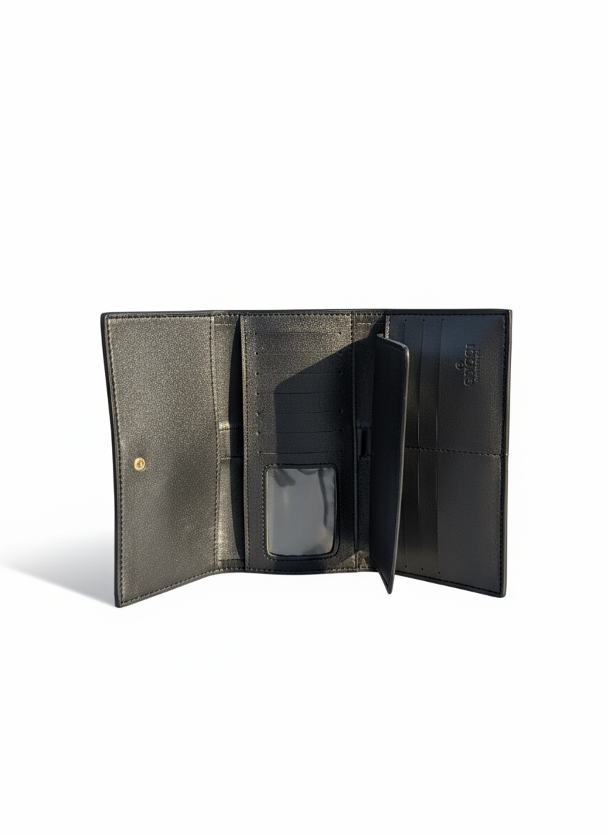 GG Supreme Ophidia French Flap Wallet