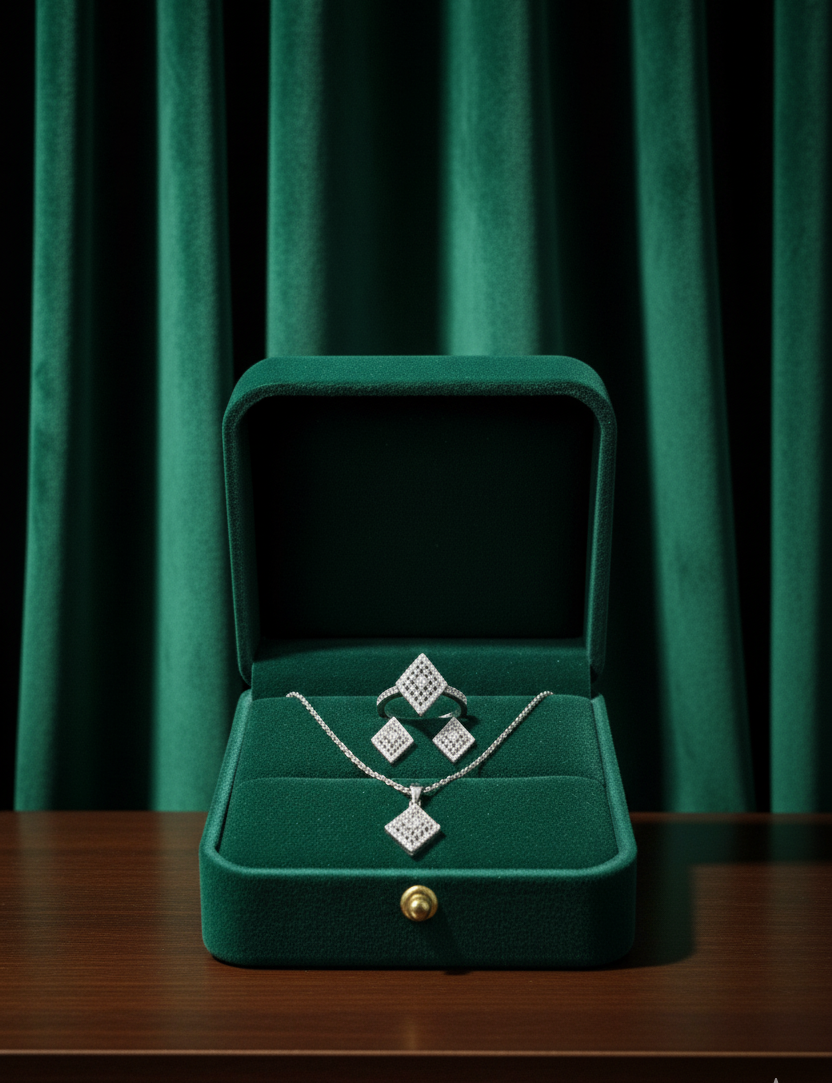 Geometric Pavé Designer Set