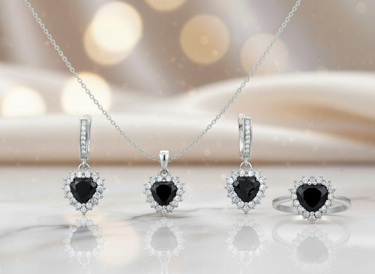 Black Heart Halo Designer Set