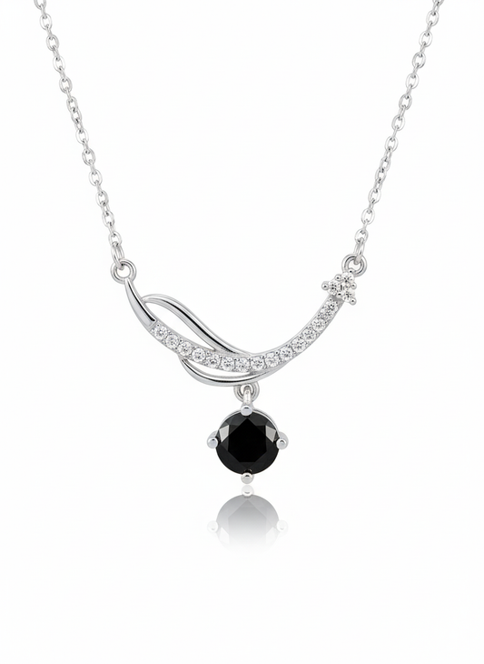 Black Zirconia Designer (Necklace)