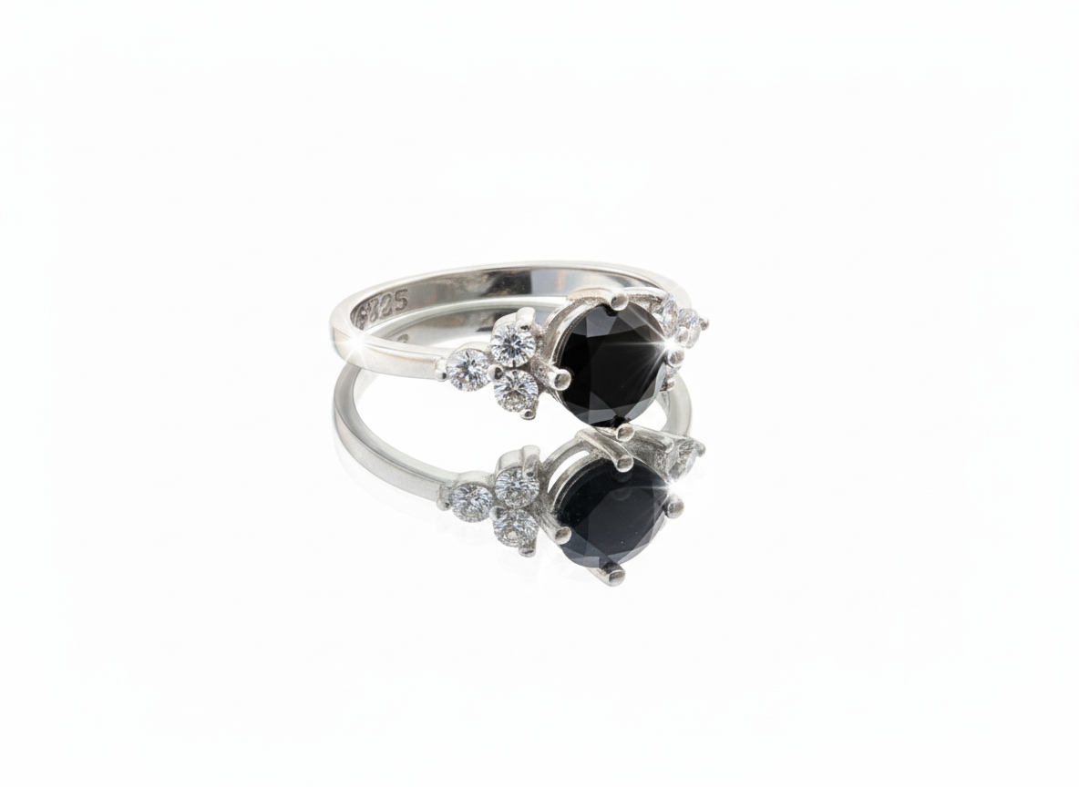 Black Zirconia Designer (Ring)