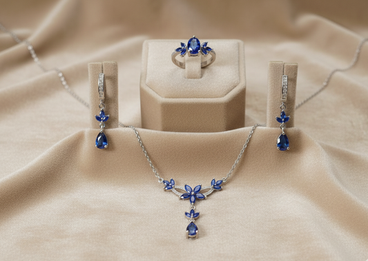 Blue Floral Designer Set