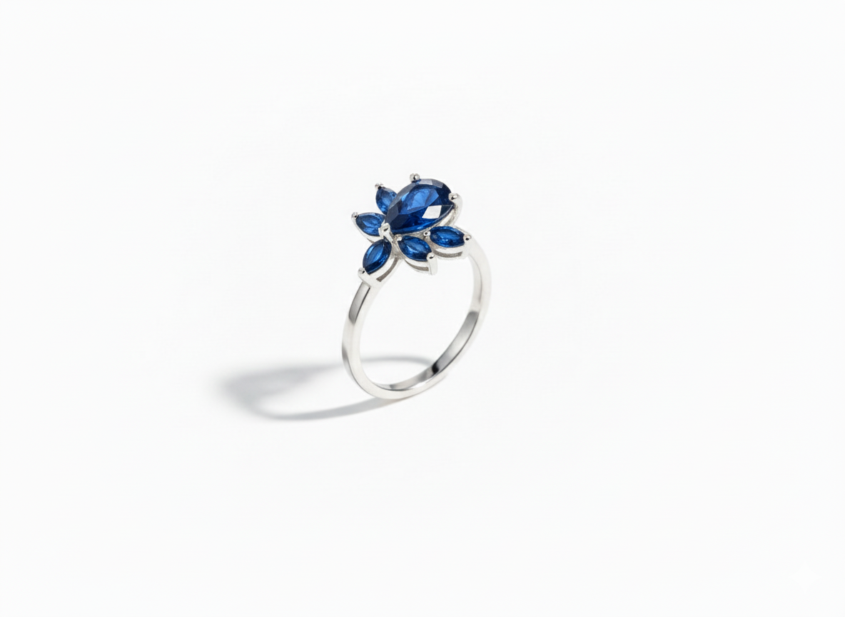 Blue Floral Designer Set