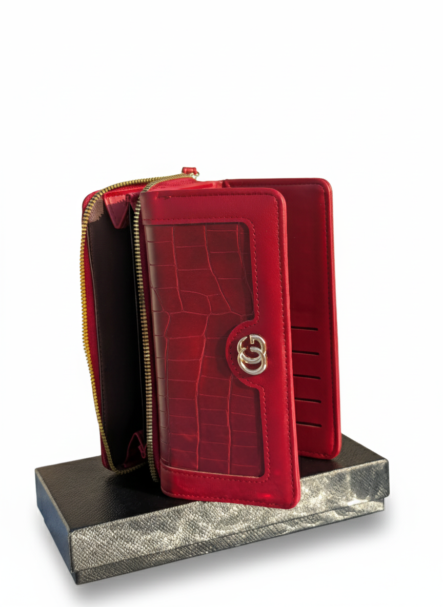 Gucci trifold women hand wallet