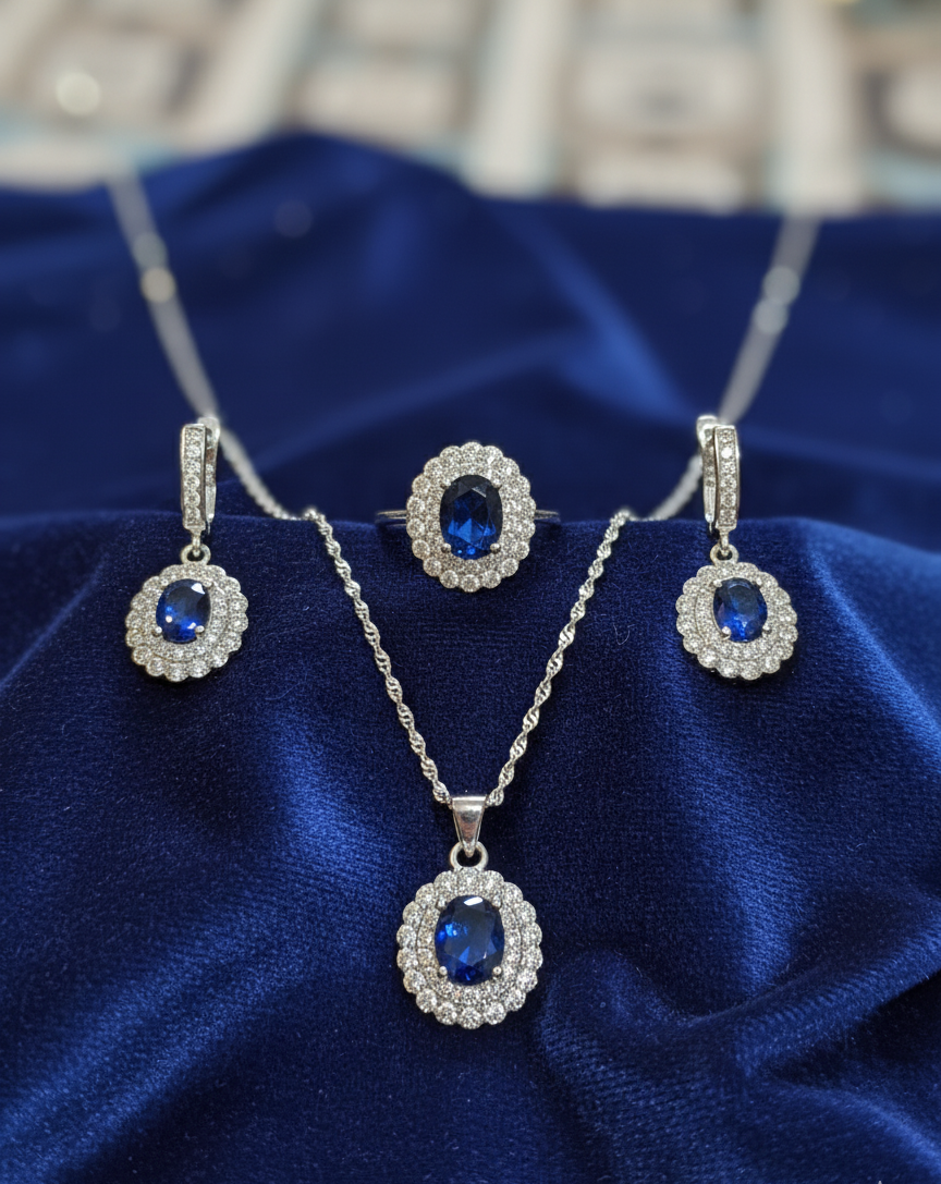 Blue Oval Halo Designer Set
