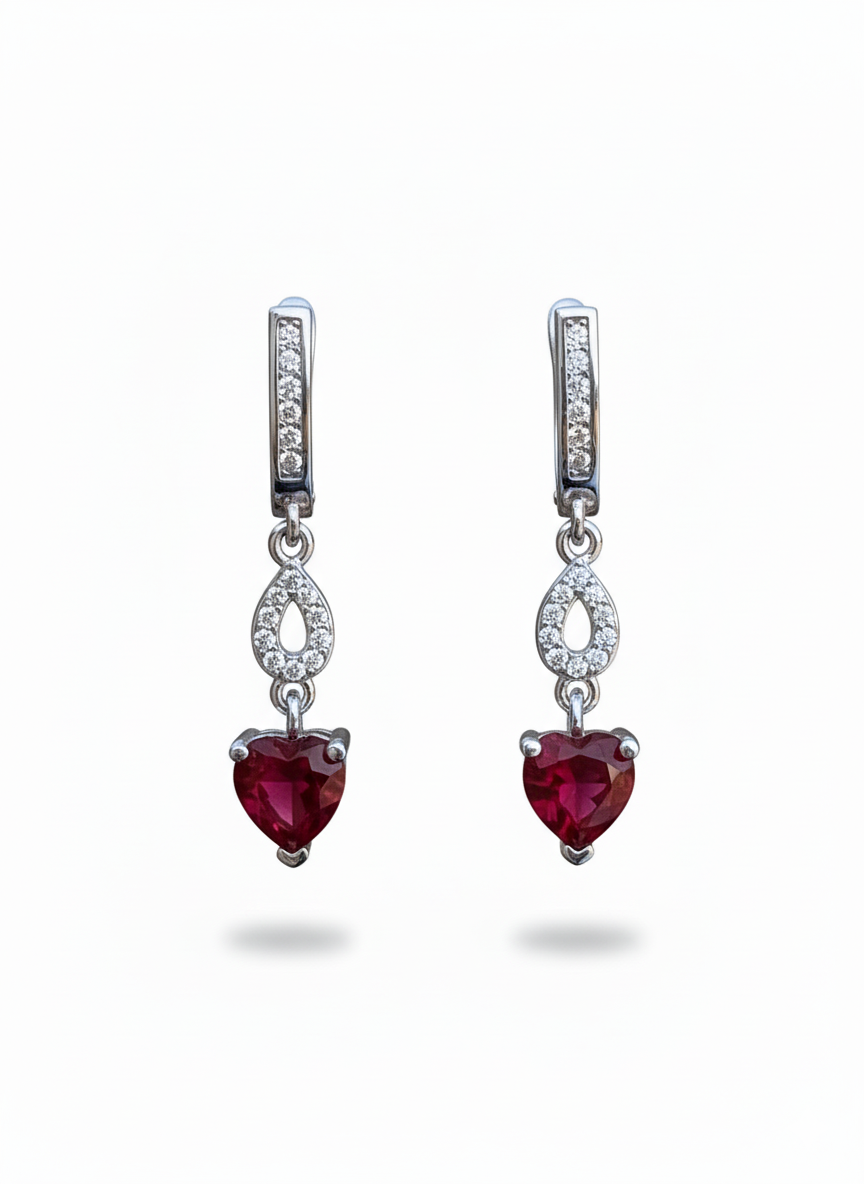 Ruby Red Heart Designer Set