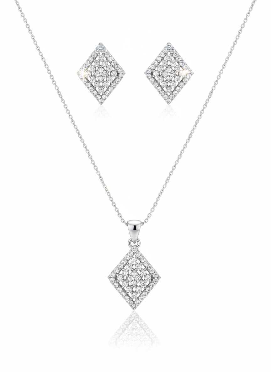 Geometric Pavé Designer Set