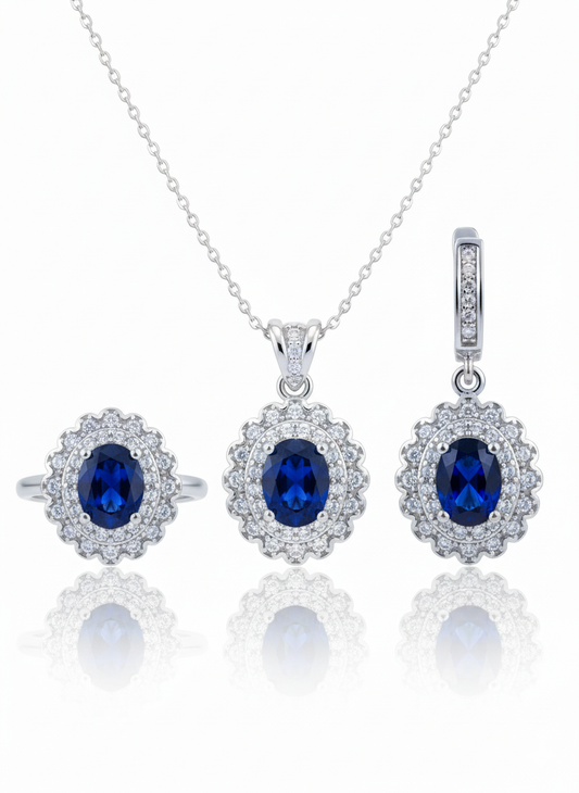Blue Oval Halo Designer Set