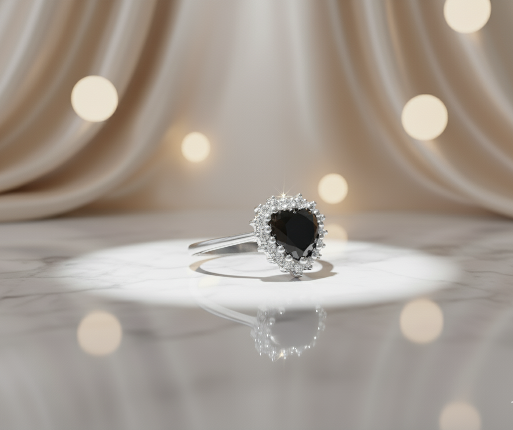 Black Heart Halo Designer Set