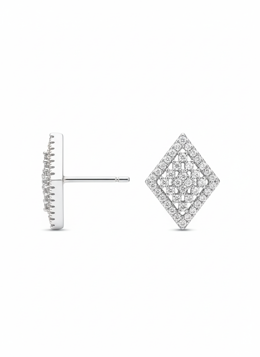 Geometric Pavé Designer (Earrings)