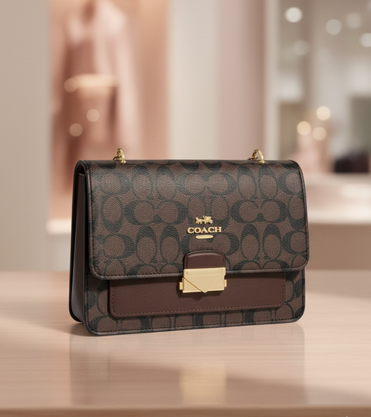 Coach Mila Crossbody Bag in Signature Canvas.