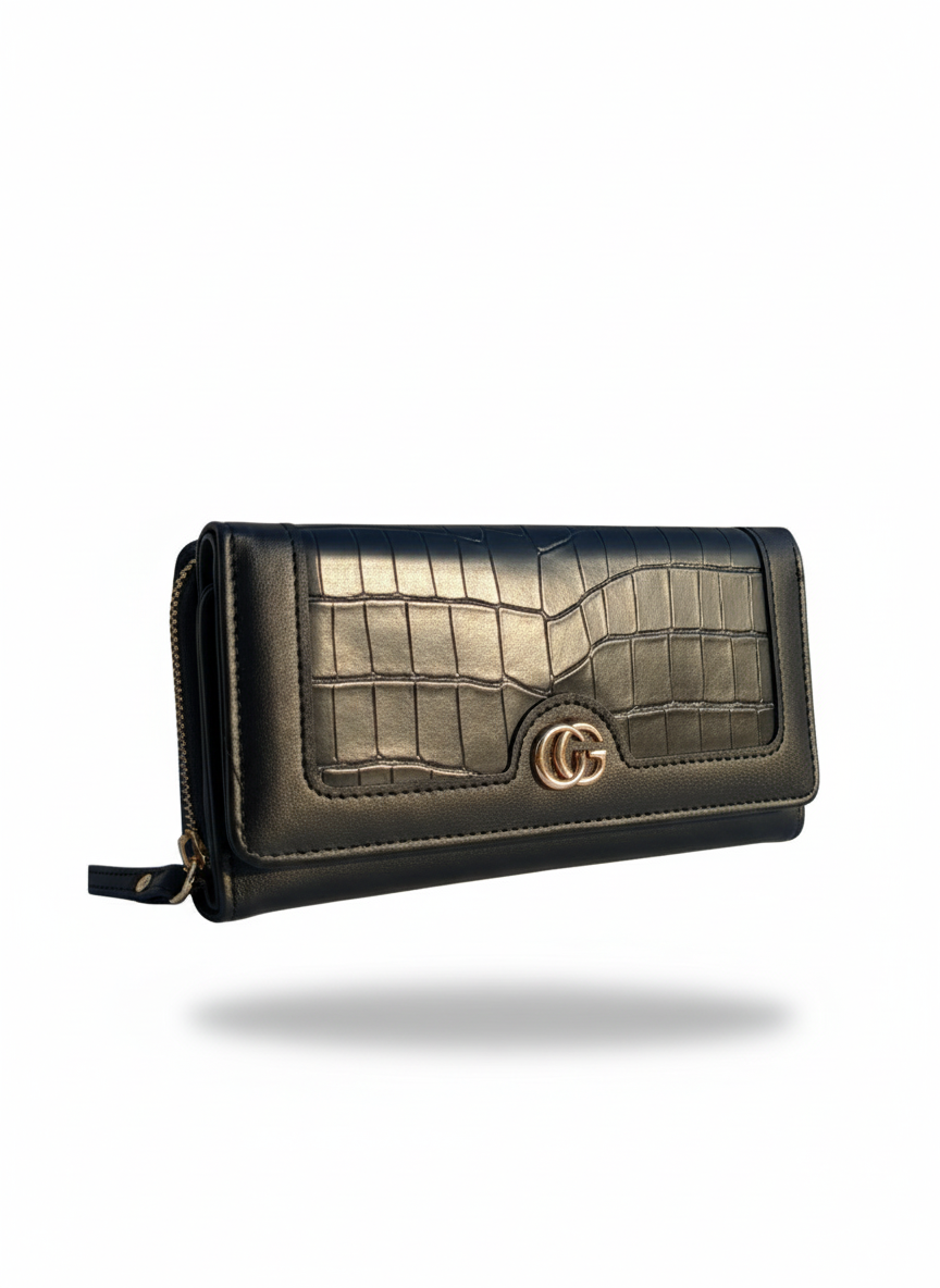 Gucci trifold women hand wallet