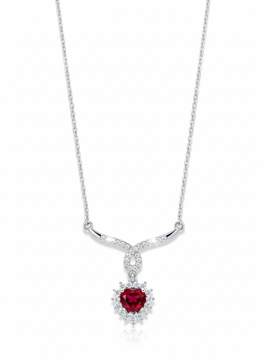 Ruby Red Heart Designer Set