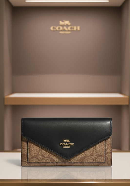 Coach Slim Envelope Wallet in Signature Canvas